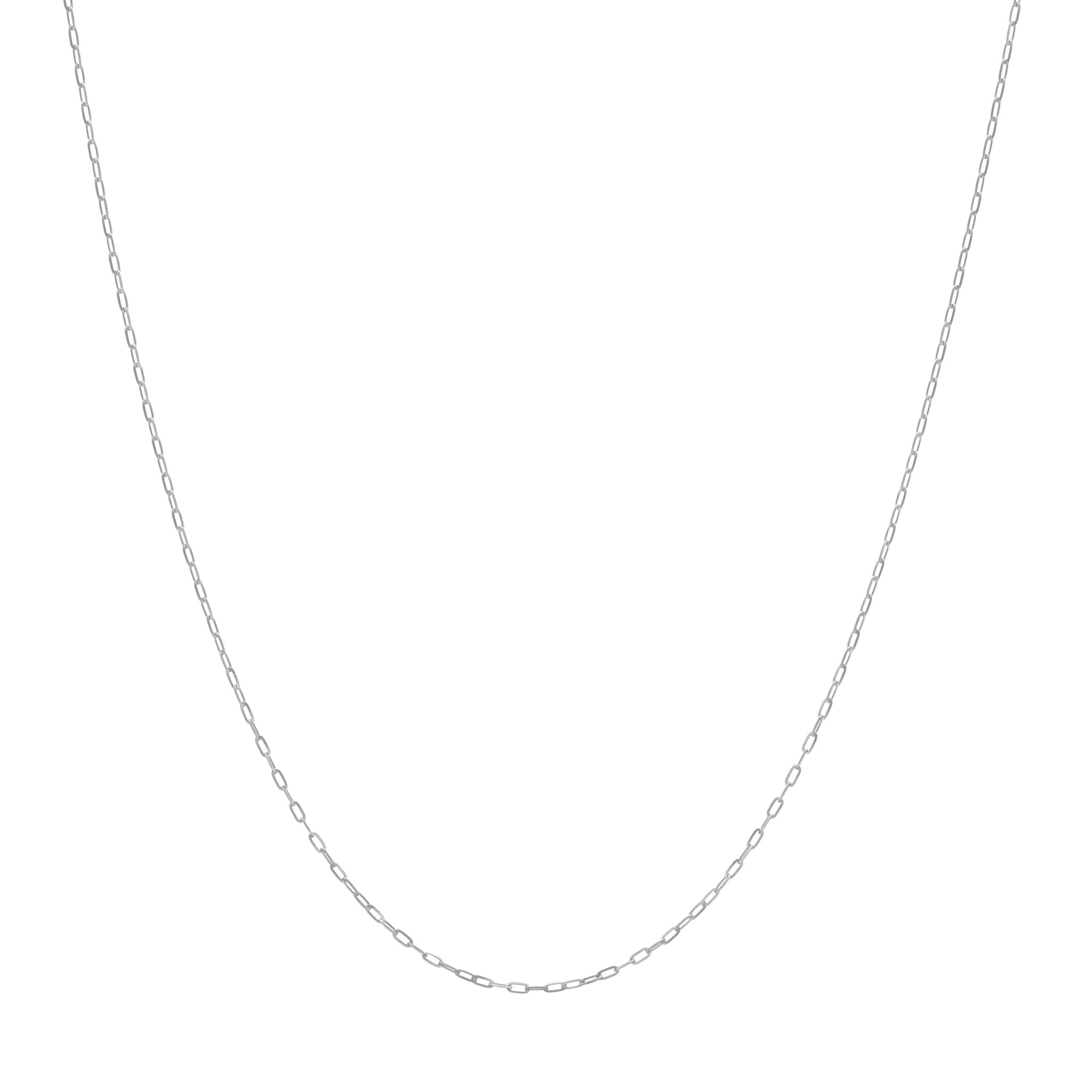 Pt850 シャインカット小豆0.29φ ネックレス 45cm