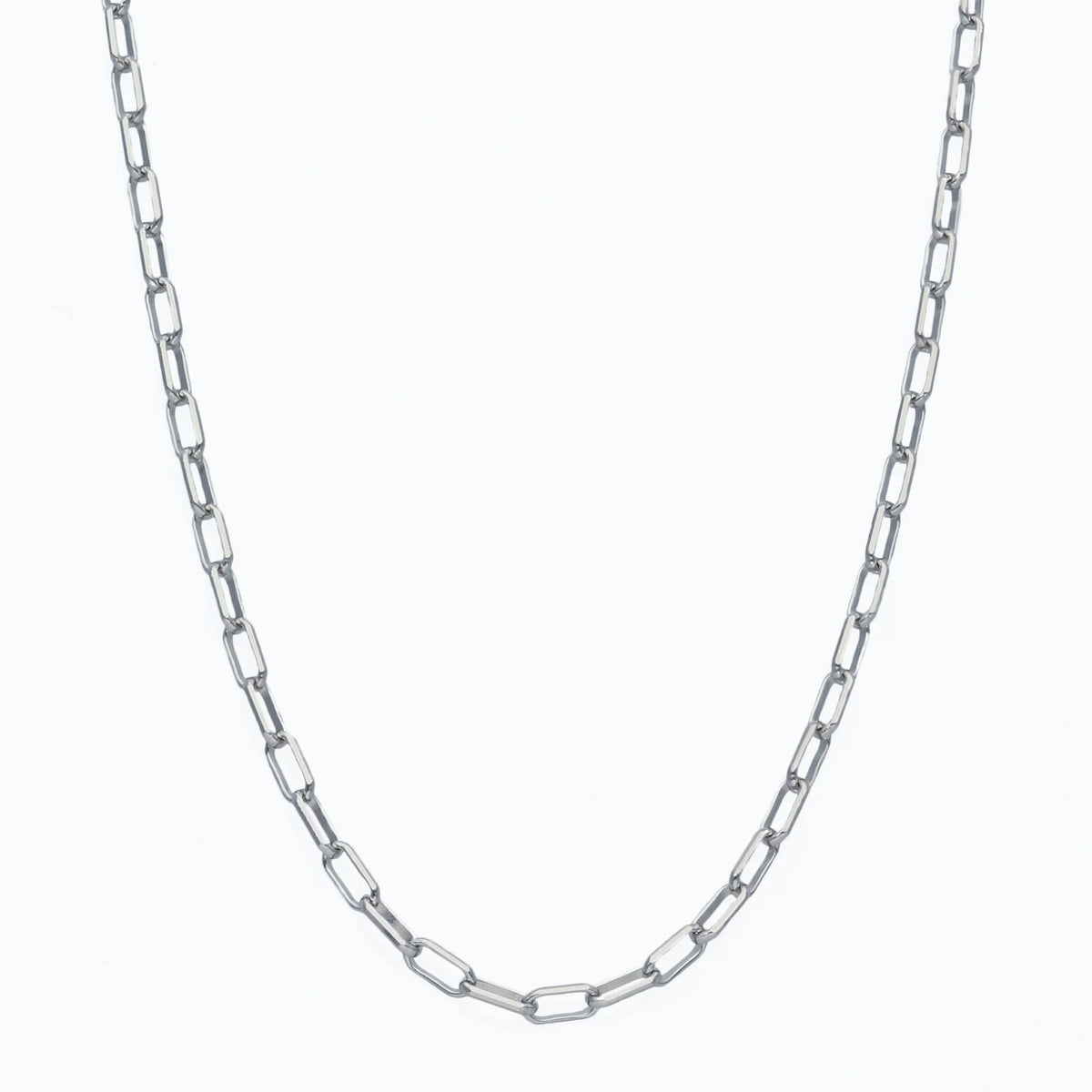 Pt850 スモールミラーノ ネックレス（長さ・金具オーダー）※2～3週間程度でお届け予定