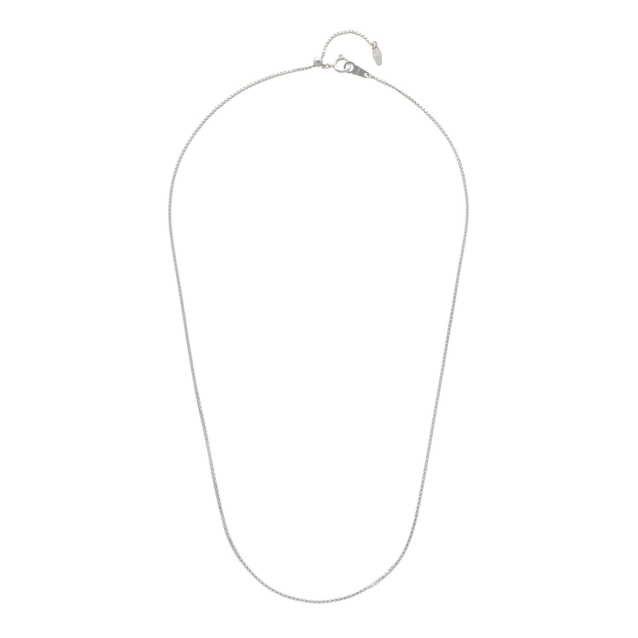 Pt850 ベネチアン1.0φ ネックレス 60cm