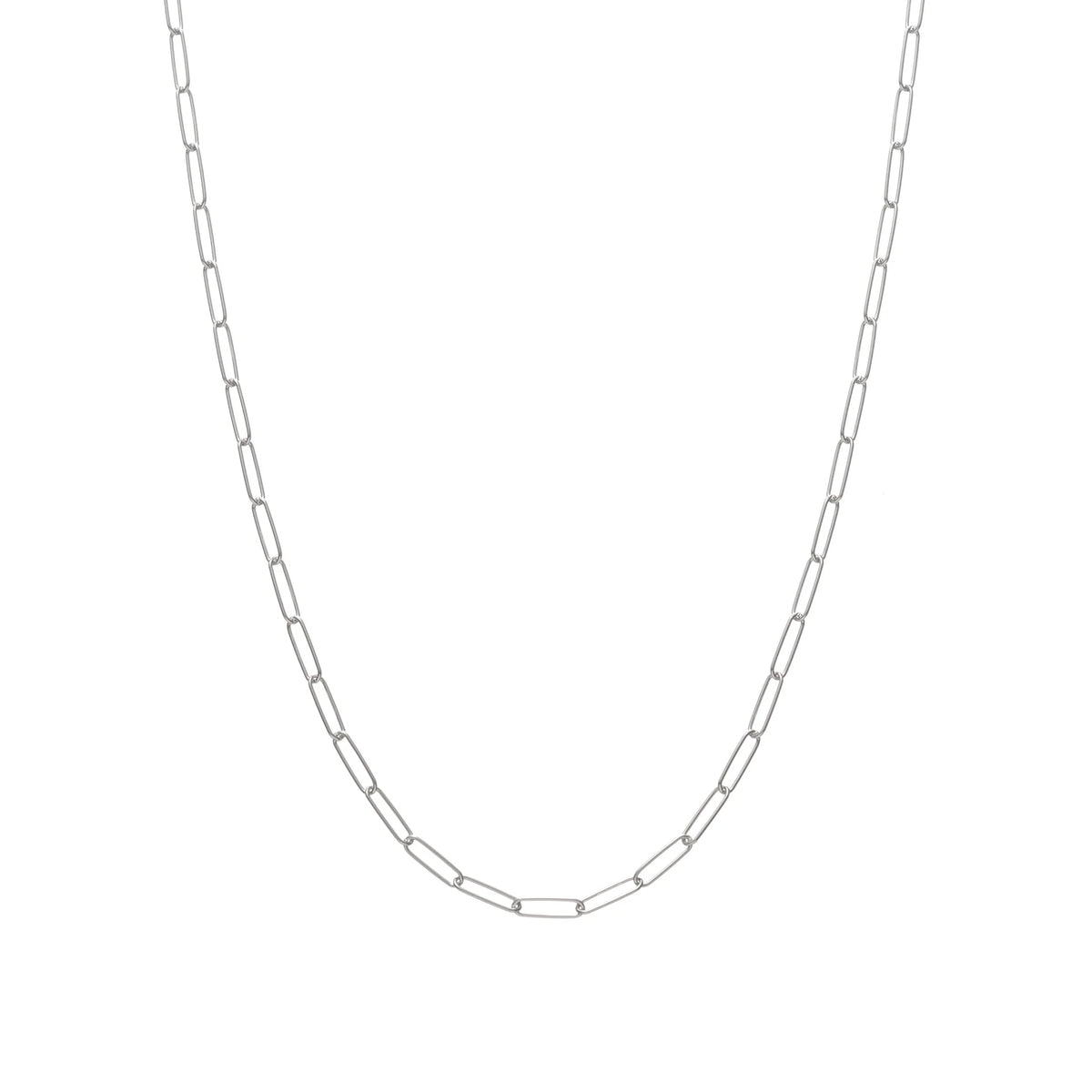 Pt850 トラックチェーン0.5φ ネックレス（長さオーダー）※2～3週間程度でお届け予定