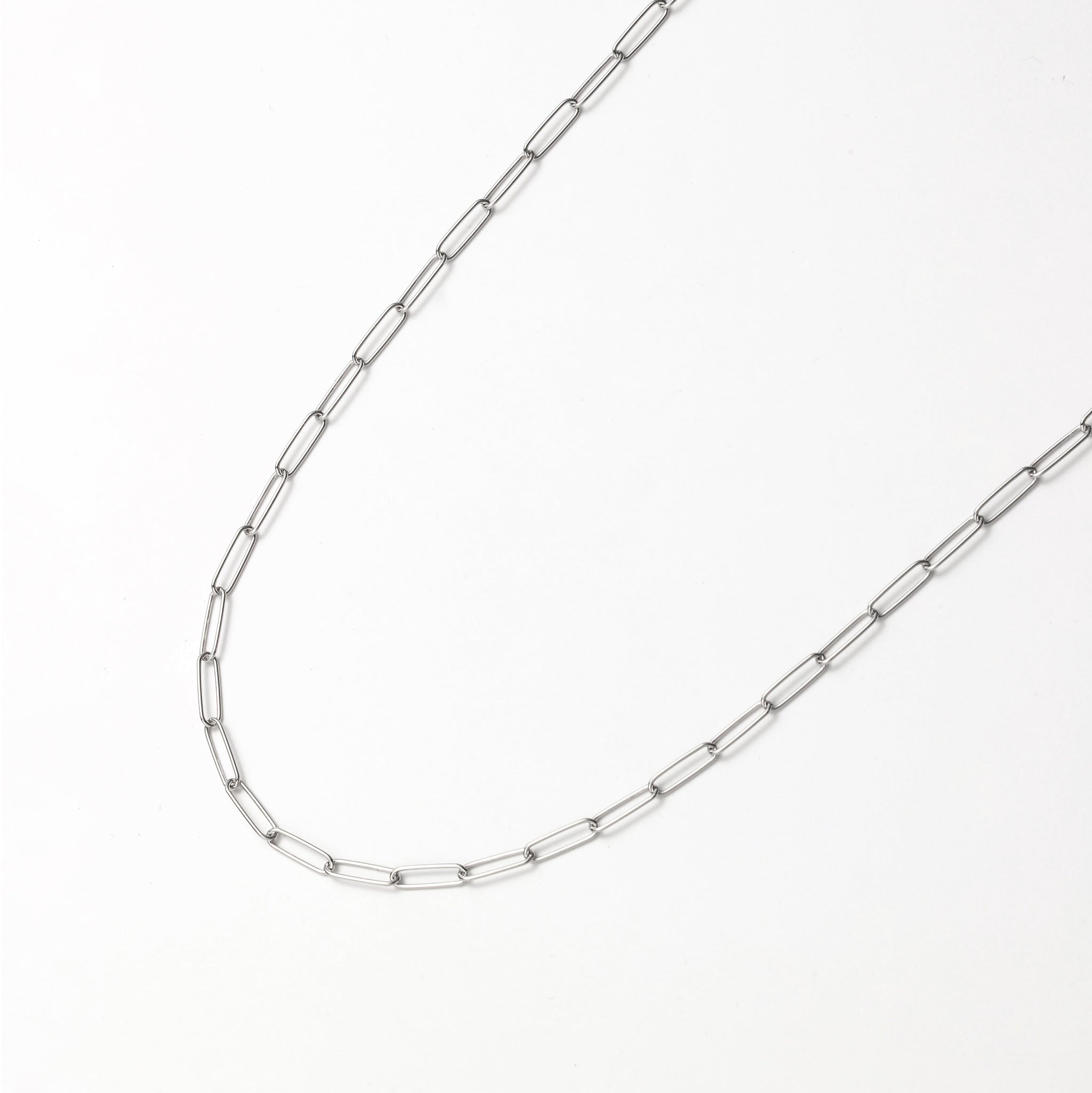 Pt850 トラックチェーン0.5φ ネックレス 50cm