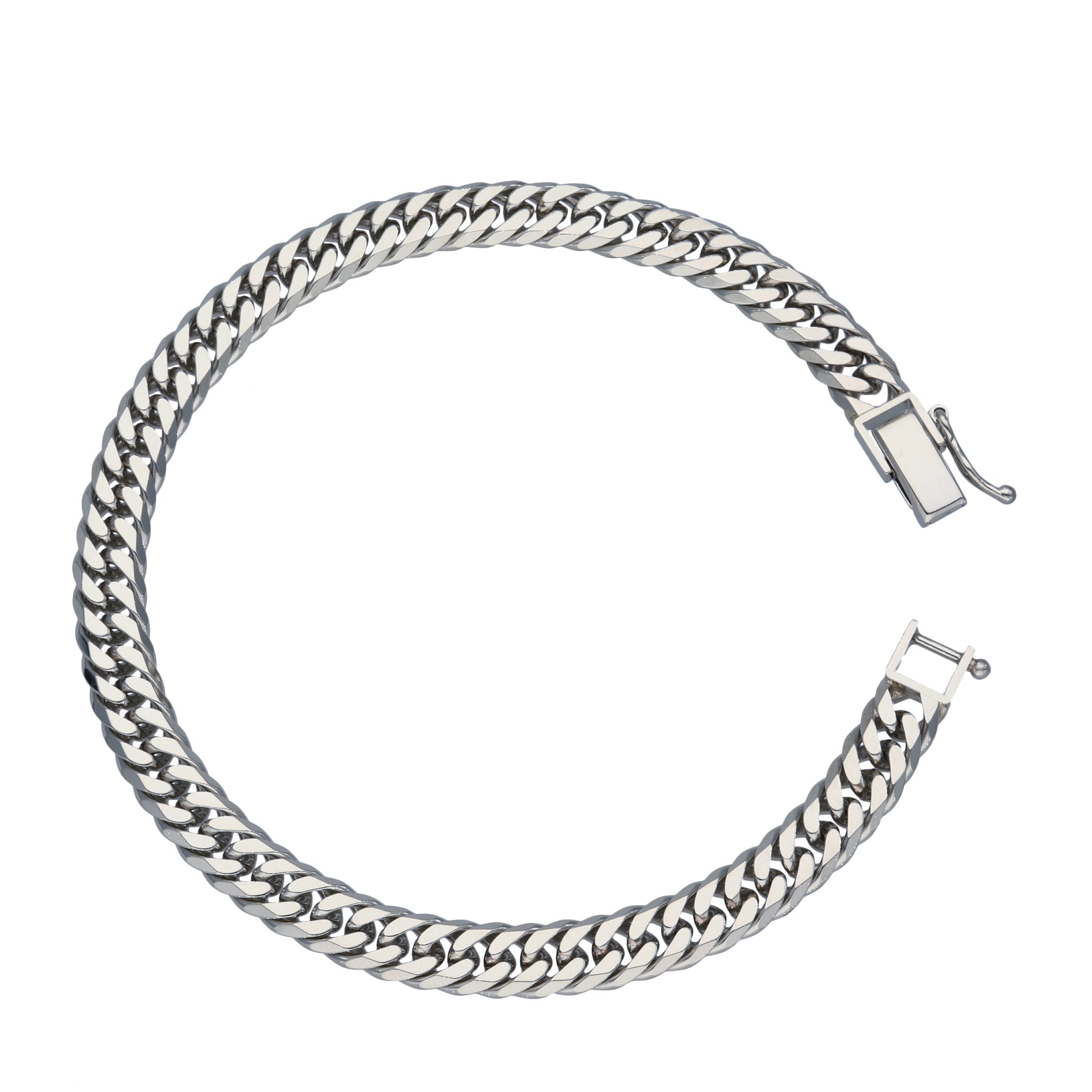 Pt850 ダブル6面喜平 ブレスレット 20cm30g