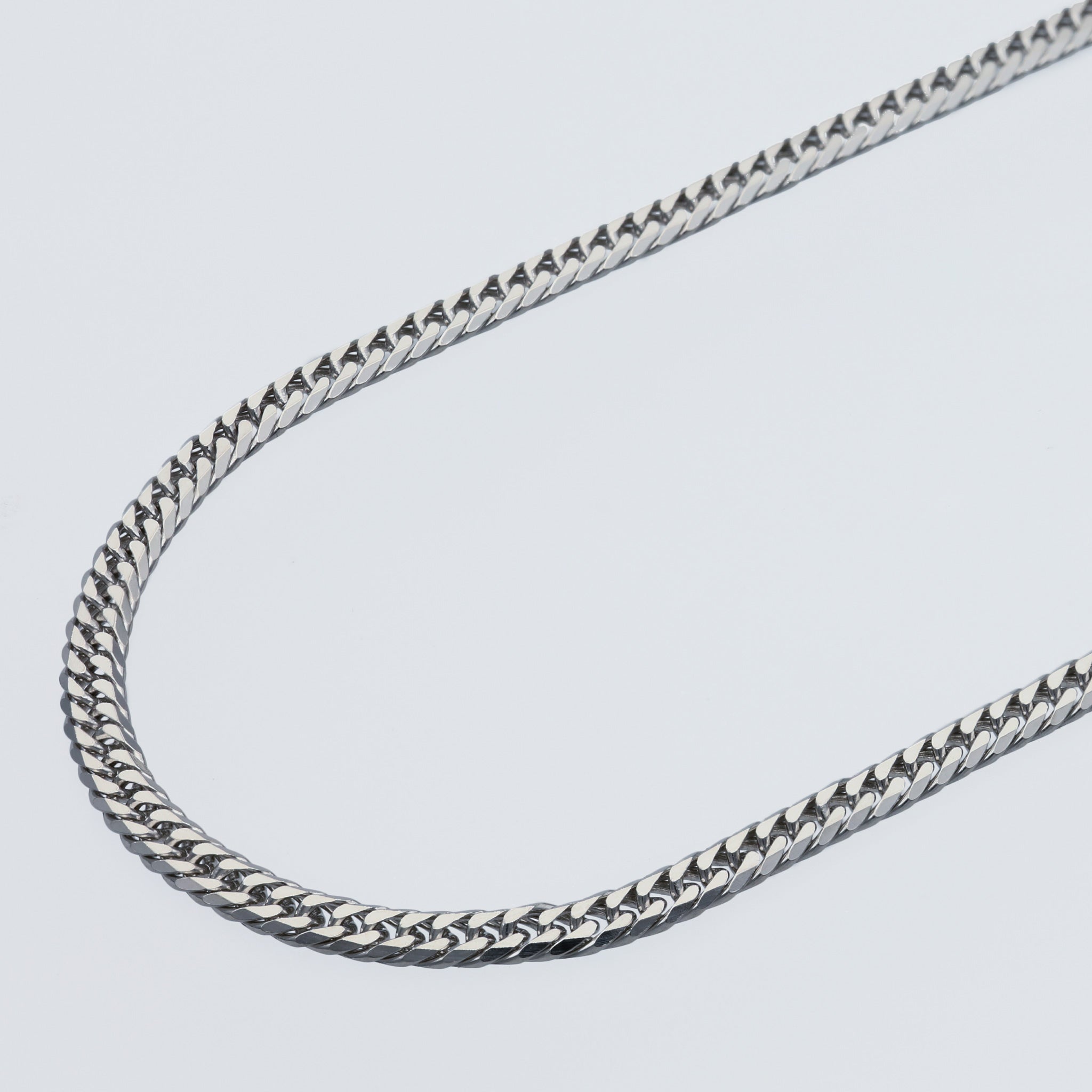 Pt850 ダブル6面喜平 ネックレス 60cm20g